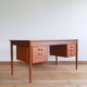 Danish Teak Desk by Børge Mogensen for Søborg Møbelfabrik, 1950s
