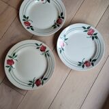 Set of 3 flat plates Mado