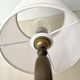 Bronze lamp "acorns" 50s, vintage naturalist light fixture