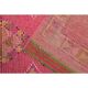 1970s Turkish Hand-Knotted Wool Cotton Pink Runner 79x371