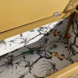 curry mandala shell toy chest / entryway bench