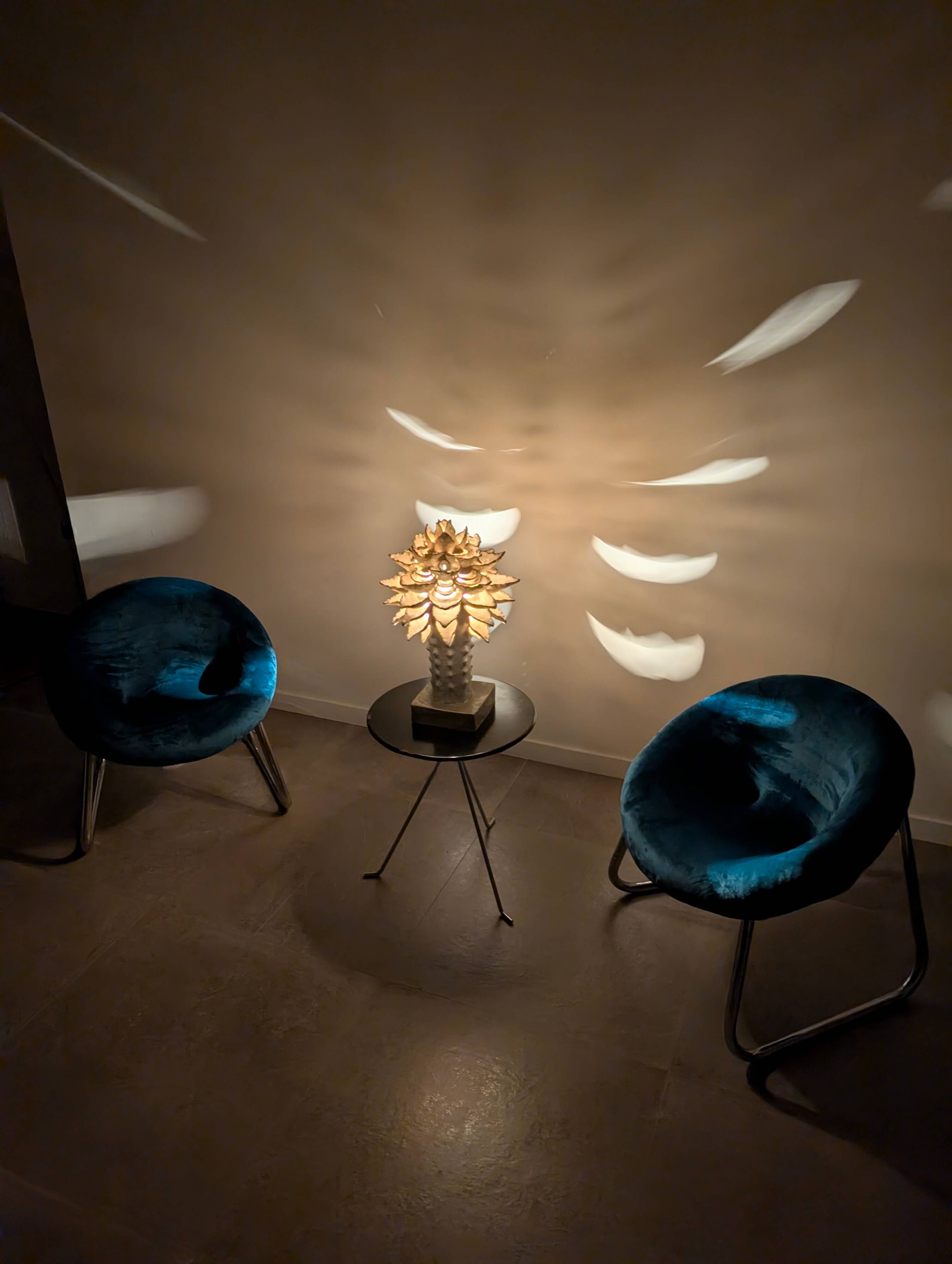 Glazed Ceramic Light Sculpture by Birthe Aksby, Denmark, 1970s
