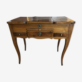 Louis XV style dressing table in marquetry