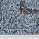 Tapis de couloir bleu vintage 3x7, fait main en laine, style turc, 78x218 cm