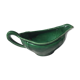 Saucière en faience verte