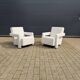 2x Cassina Utrecht chair in beige bouclé, Gerrit Rietveld. In NEW CONDITION!!