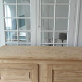 Vintage sideboard in raw pitchpin