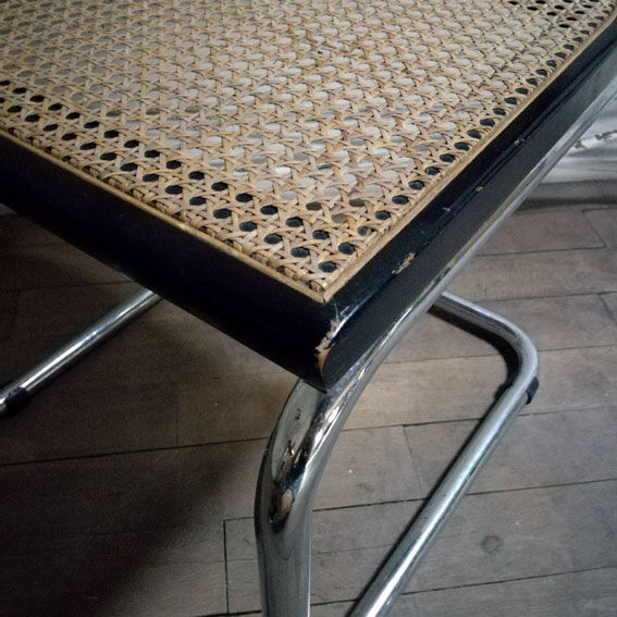 4 chairs cesca B32 Marcel Breuer