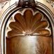 Superb early 19th century church tabernacle in gilded stuccoed wood