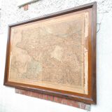 Old map Nantes and Vendée 162cm by 114cm