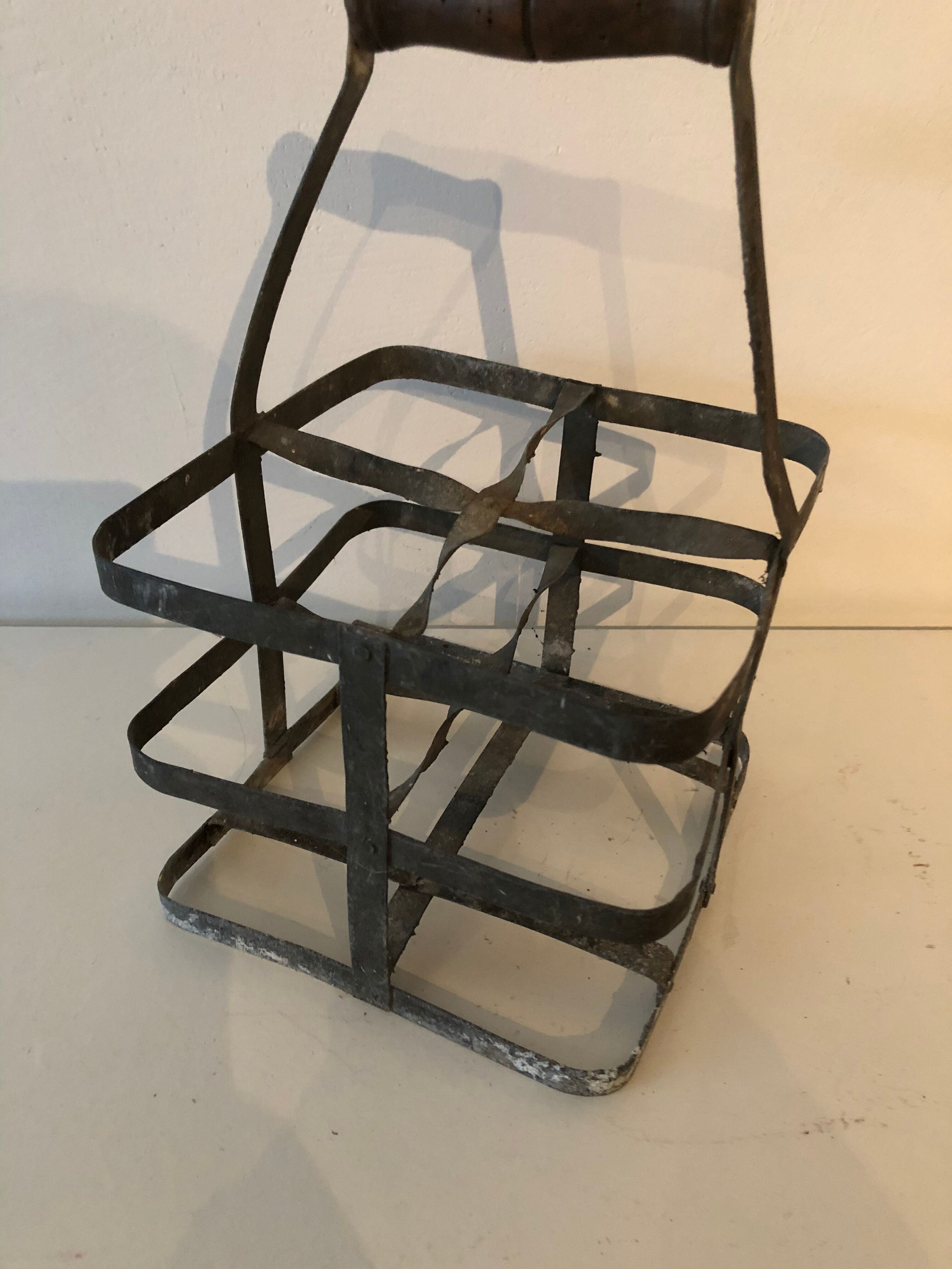 Door bottles in old zinc