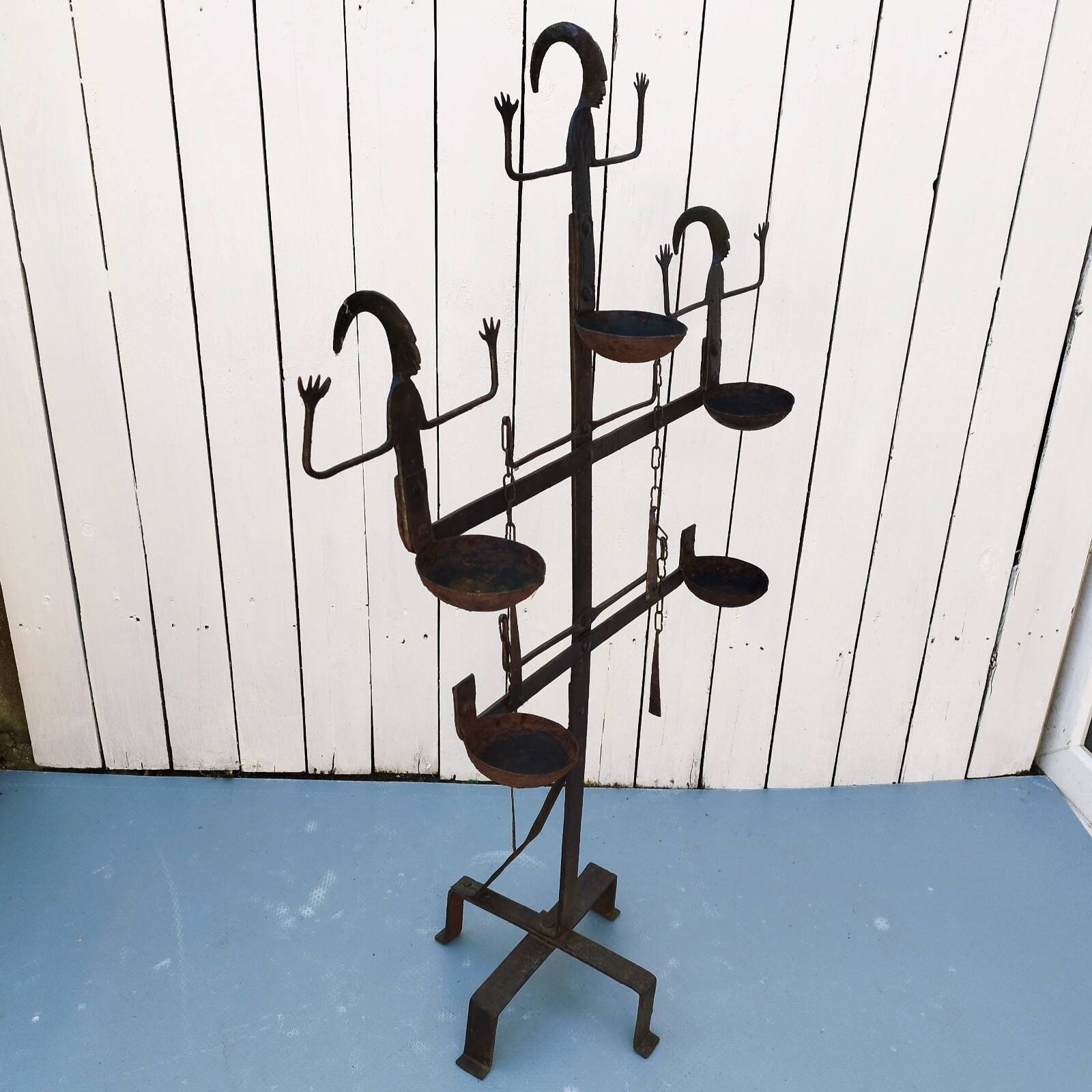 Large anthropomorph 50's Vintage candle holder