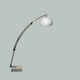 Telescopic arc floor lamp by G. Reggiani 1970