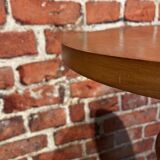 Wooden pedestal table