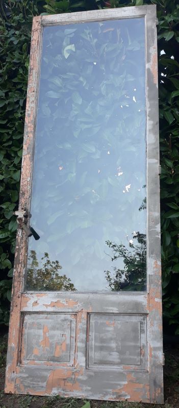 Old glass door 78.5x220.8cm