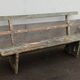 Old wooden bench with beautiful patina