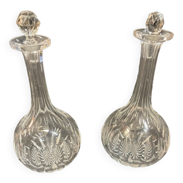 Paire de carafes