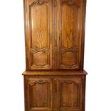 2-body Louis XV sideboard in 18th century walnut