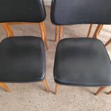 Set of 6 vintage Stella chairs, Scandinavian style
