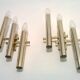 Brass wall lights, 1970s