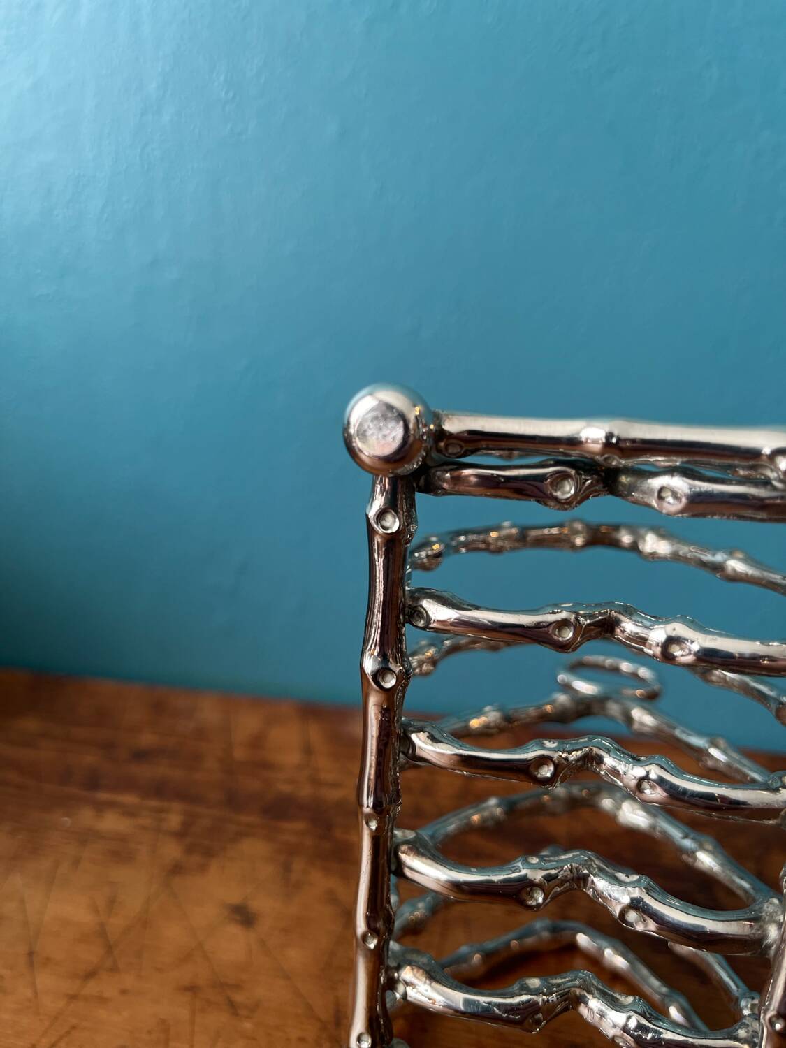 Silver metal toast holder Christian Dior