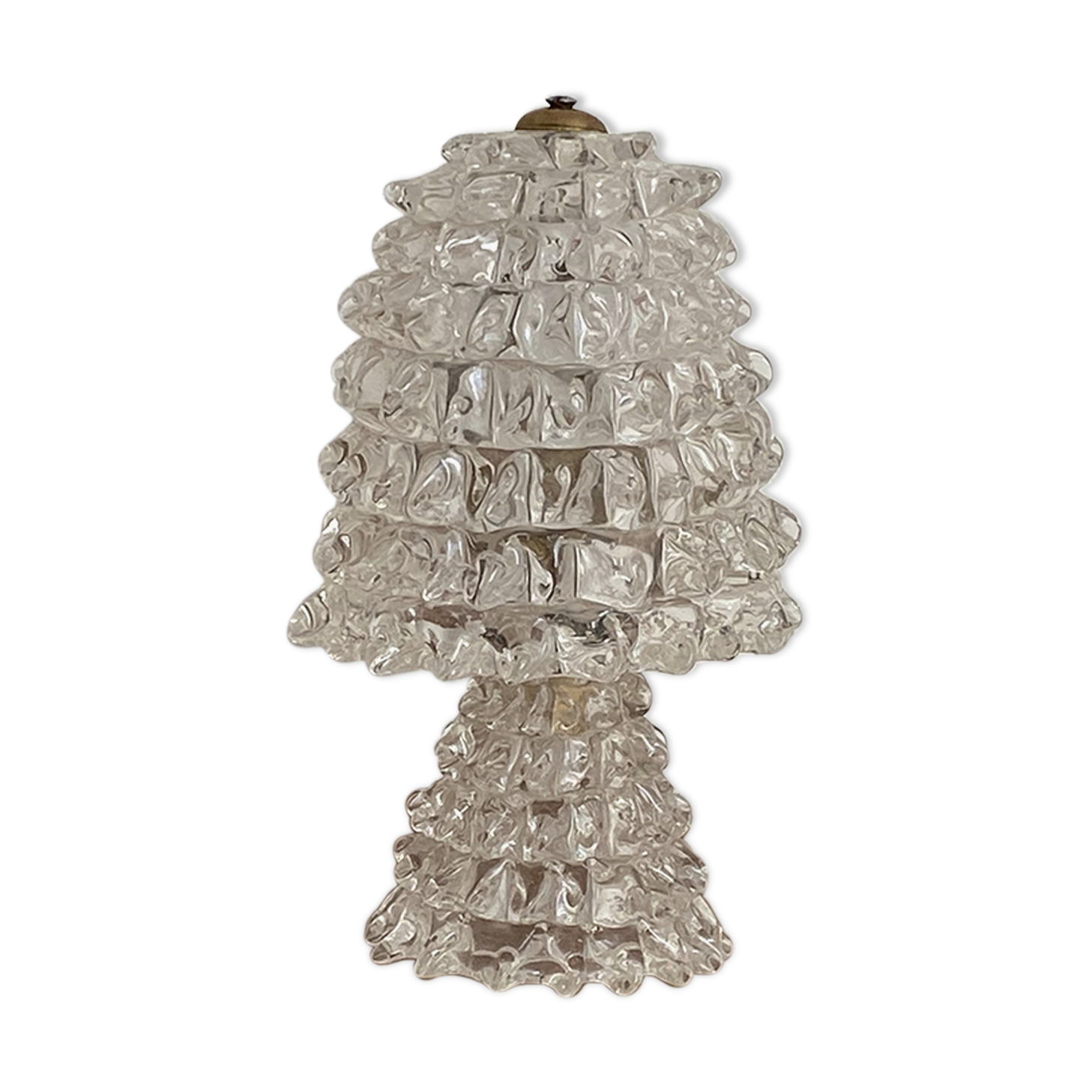Barovier & Toso lamp in Murano glass. 1940.
