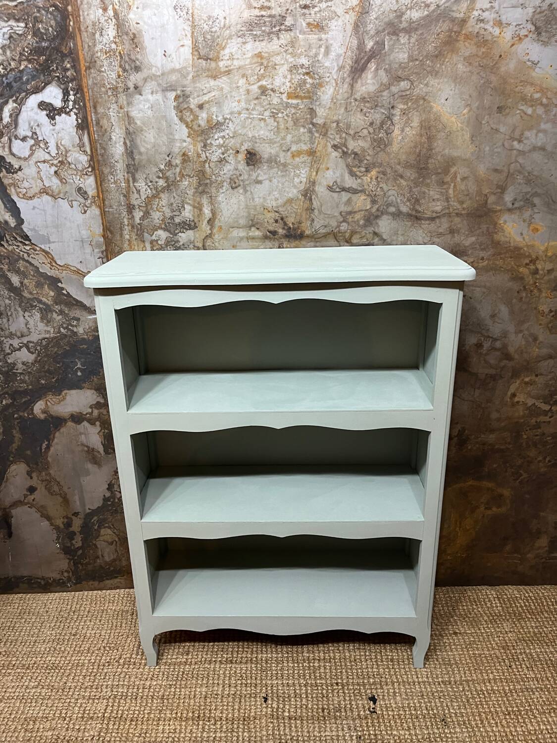 Celadon green bibus bookcase