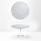 Original round Knoll Tulip dining table (120cm) Arabescato matte LIKE NEW!!