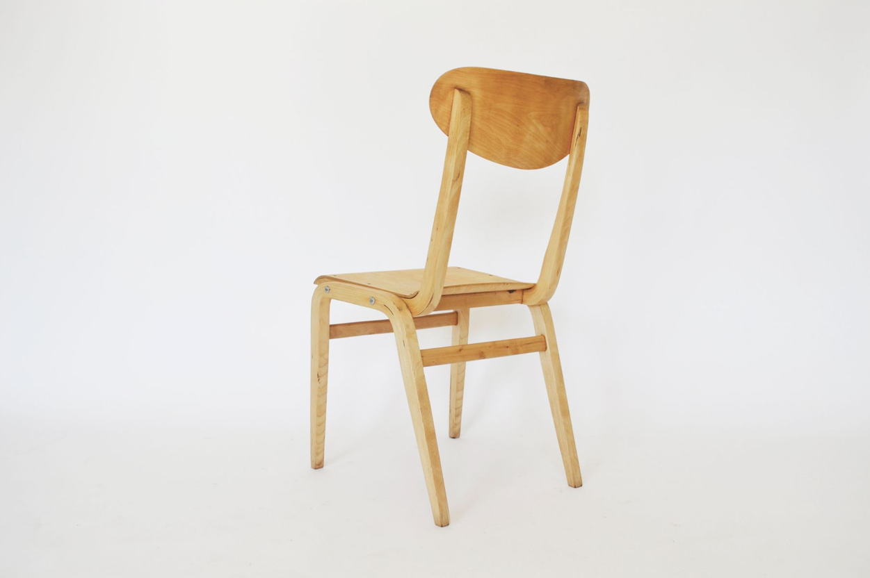 Set of 4 vintage chairs by Lygija Marika Koslauskaitė-Stapulionienė for Šiaulių Ventos Baldų Fabrikas