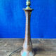 Glazed stoneware desk lamp in free form, 1950s-60s.