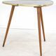Table d'appoint triangulaire design moderne des années 60