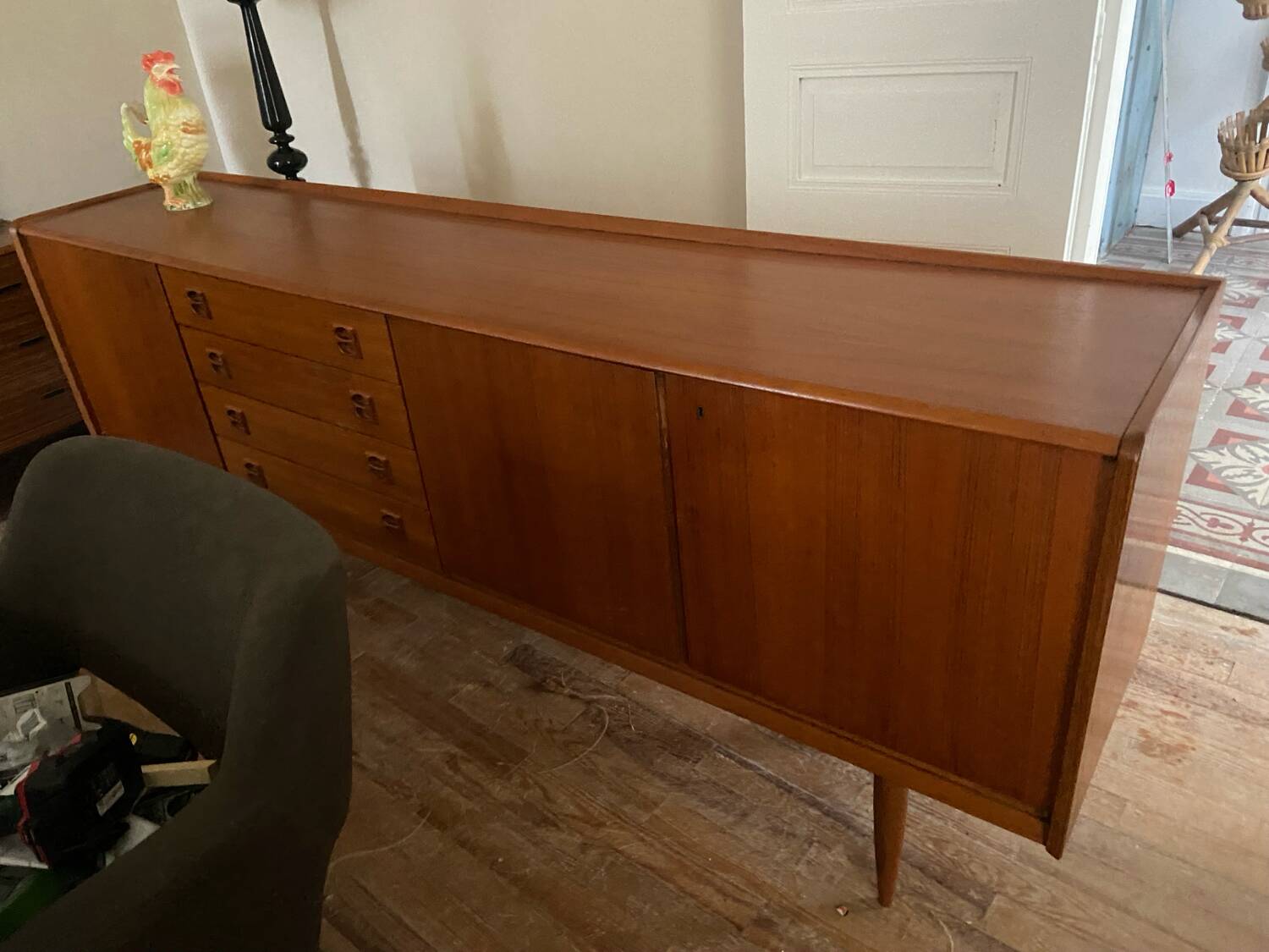 Scandinavian teak sideboard from the 60s