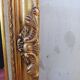 Mirror wood and gilded stucco