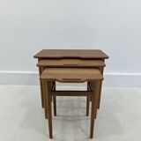 Danish Teak Nesting Tables by Kurt Østervig for Jason Møbler, 1960s, Set of