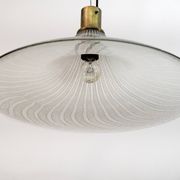 Suspension italienne en verre de Murano à bulles, style moderne du milieu du siècle, années 1970