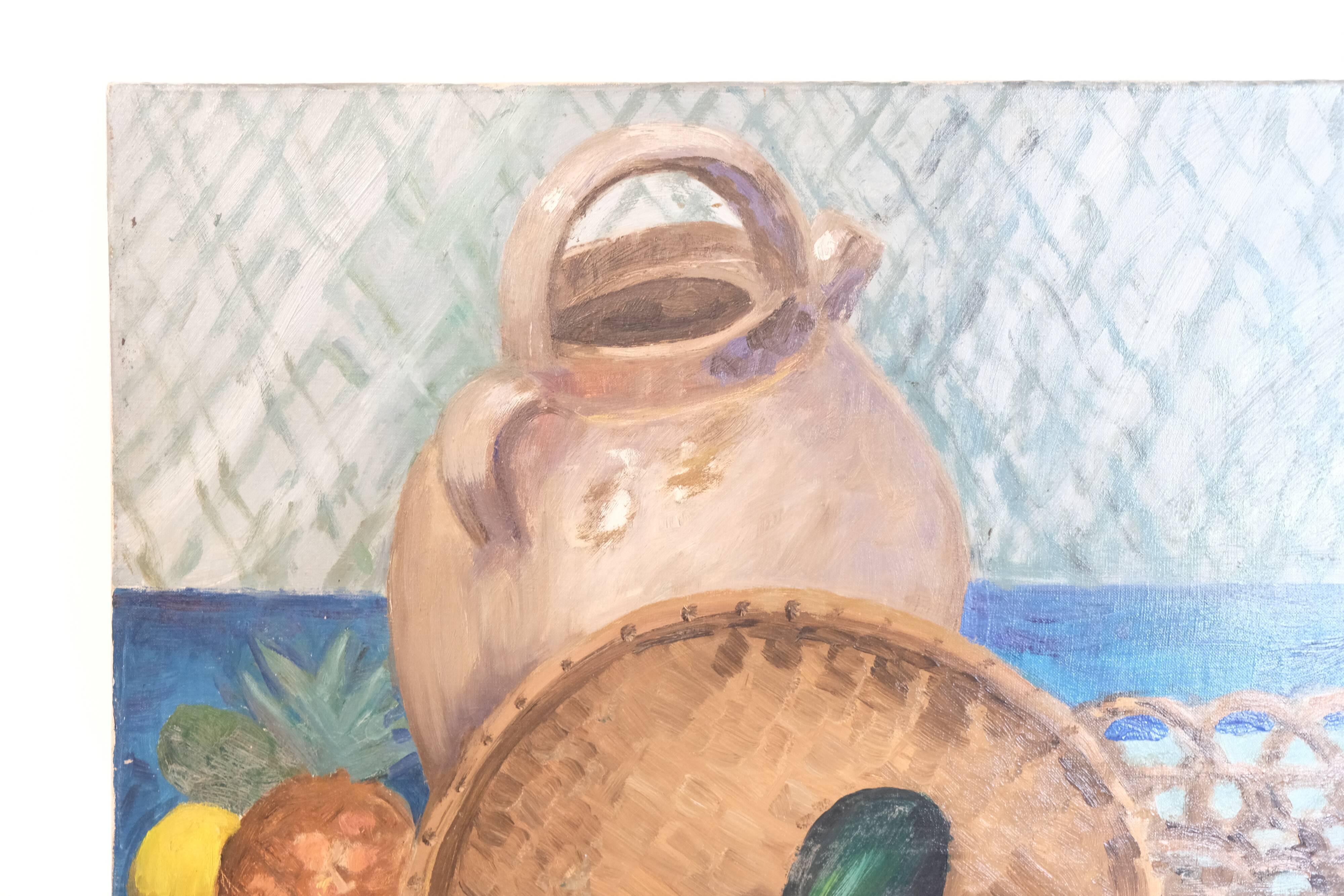 Oil on canvas still life