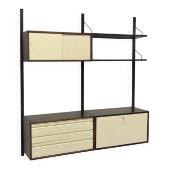 Vintage Poul Cadovius Royal System Wandsysteem Wenge