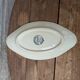 Ceramic dish with arabesque and flower decorations E. Bourgeois Terre de Fer