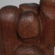 Abstract carved wood sculpture, Netherlands, 1980s