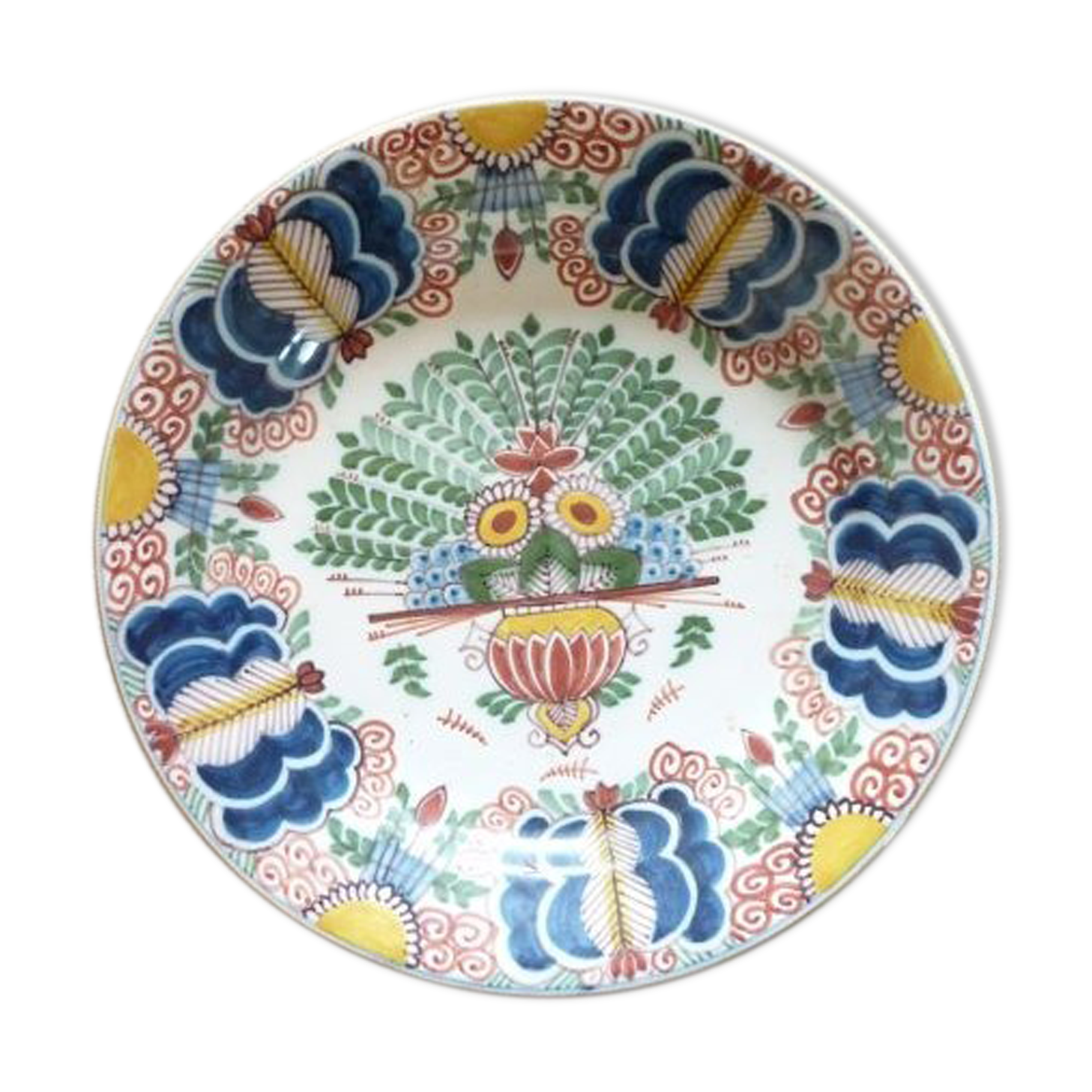 Dish porcelain Delphe Makkum