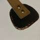 Adnet hook in bronze and leather 1950