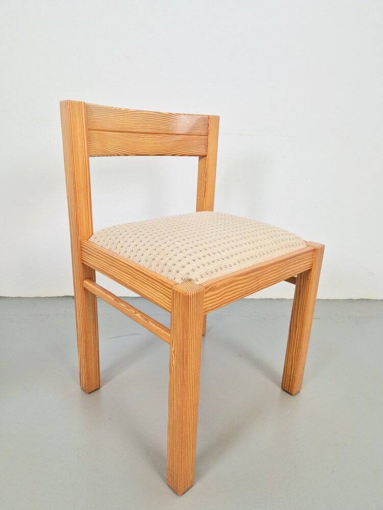 Vintage Pine Dining Chairs by Martin Visser for T Spectrum, 1960s, Set of 7