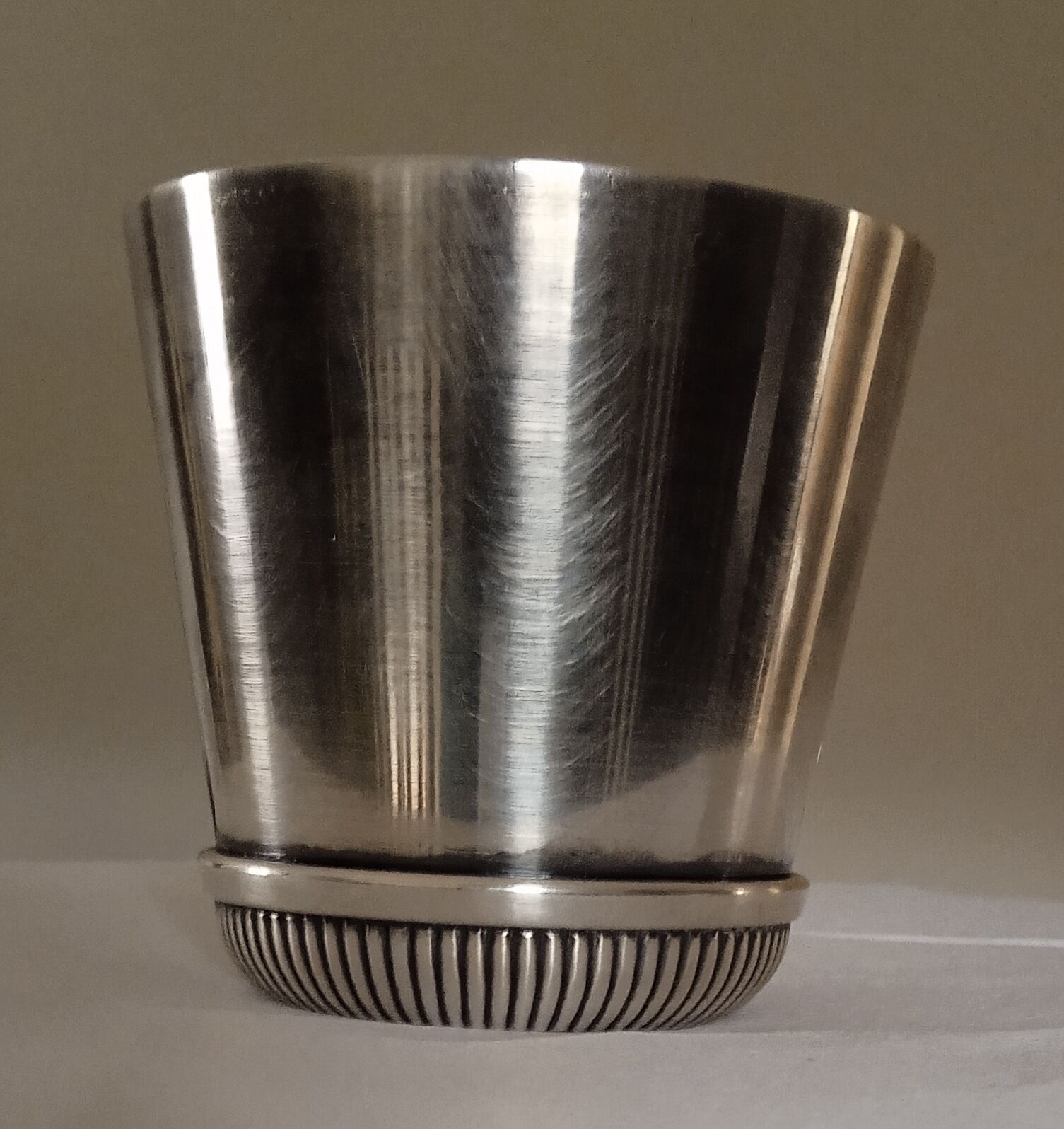 Timbale de baptême en argent 1950 Selency