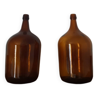 Vintage amber carboy