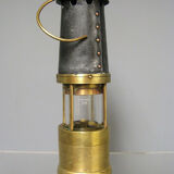 Old miner's lamp Naylor Wigan. Mines