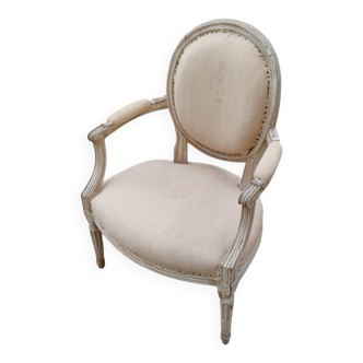 Antique Louis XVI armchair, 19th century