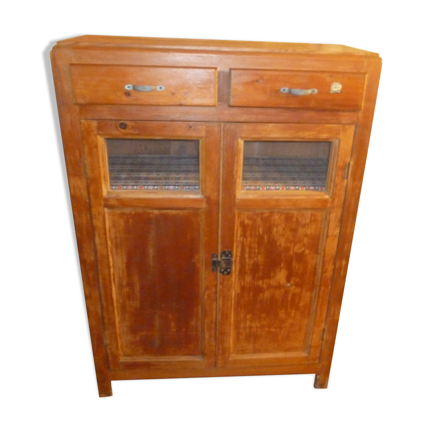 Parisian buffet glazed art deco two drawers