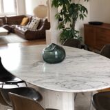 Table marble arabescato Italy vintage