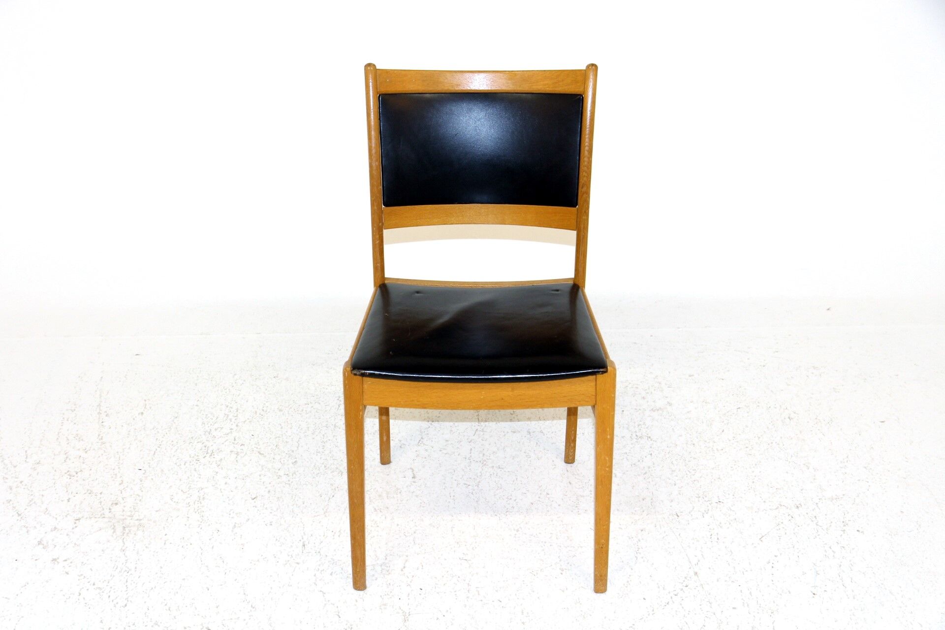 Oak and leather chair, Sweden, 1960