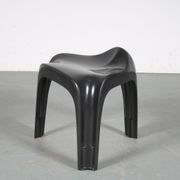 2000s Black “Casalino” stool by Alexander Begge for Casala, Germany